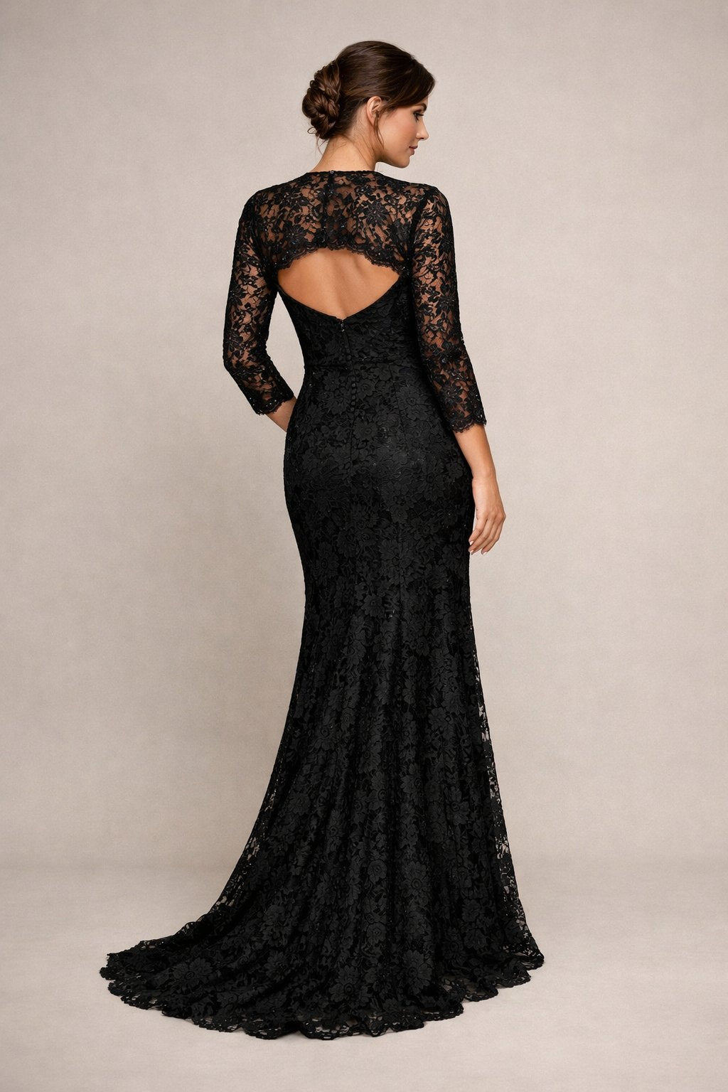 Lively® — Robe de soirée en dentelle Aurélie, vue de dos
